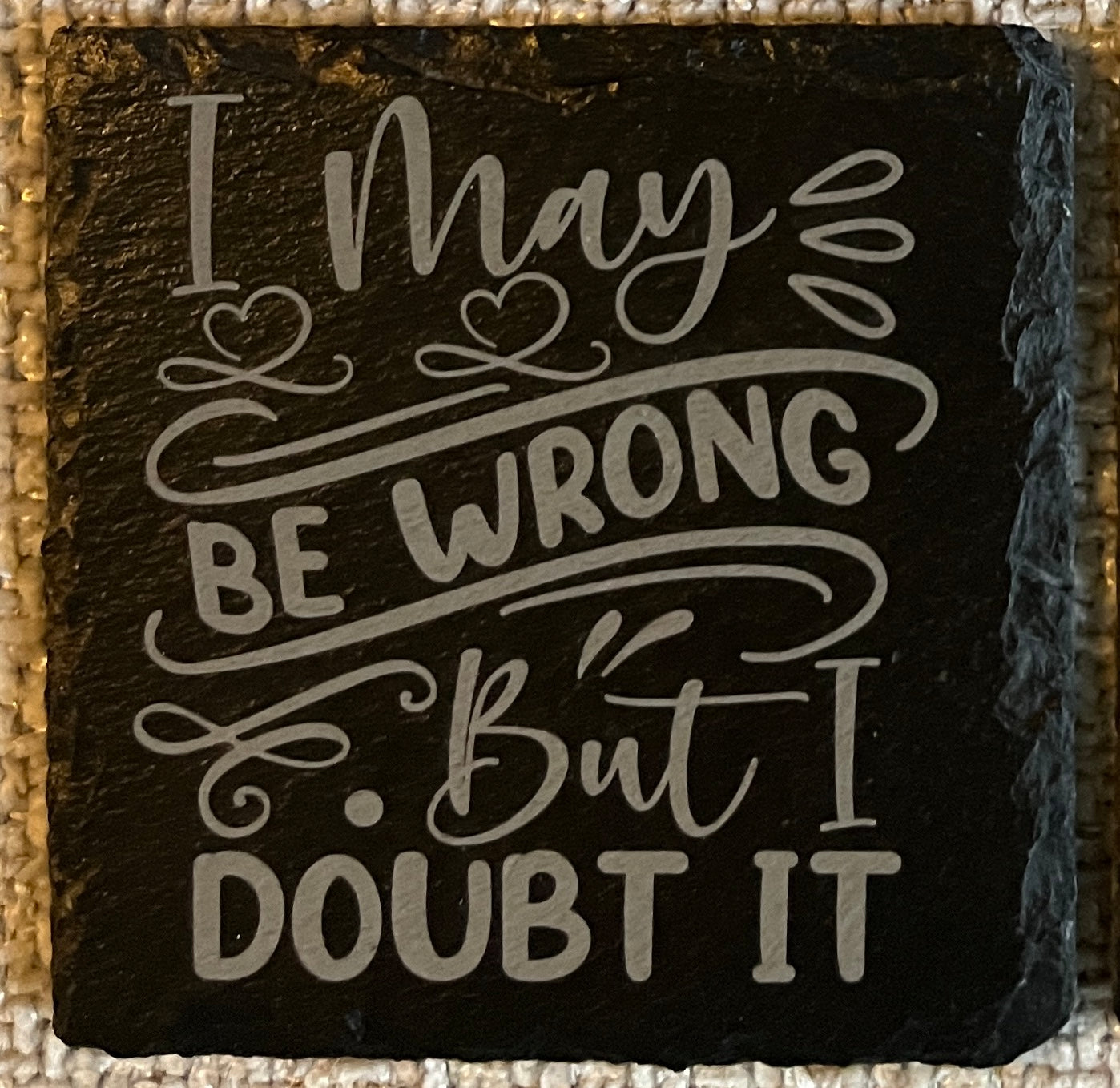 Slate Coaster bundle -set of 4
