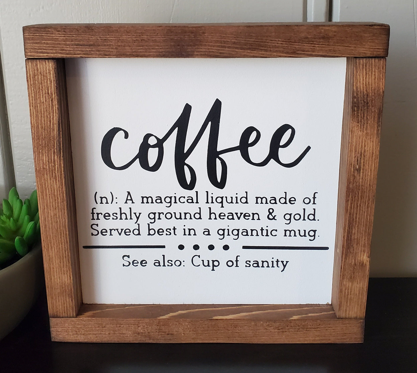 Coffee -A cup of sanity