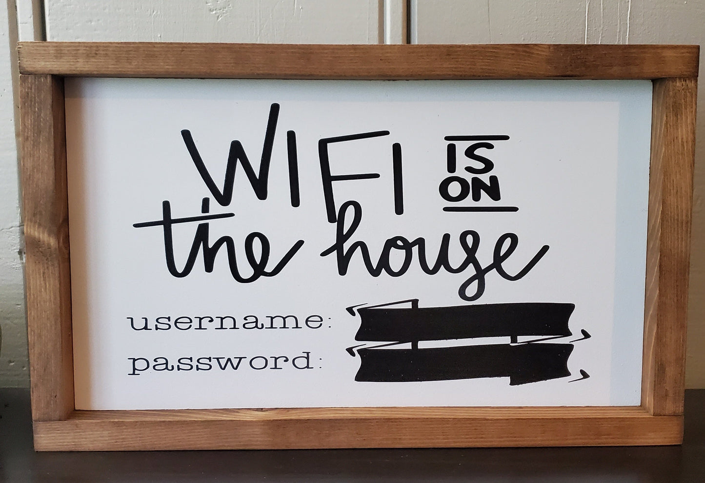 Wifi is on the house