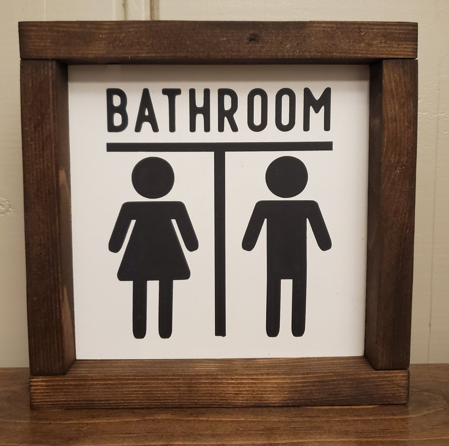 Bathroom - stick people 8"
