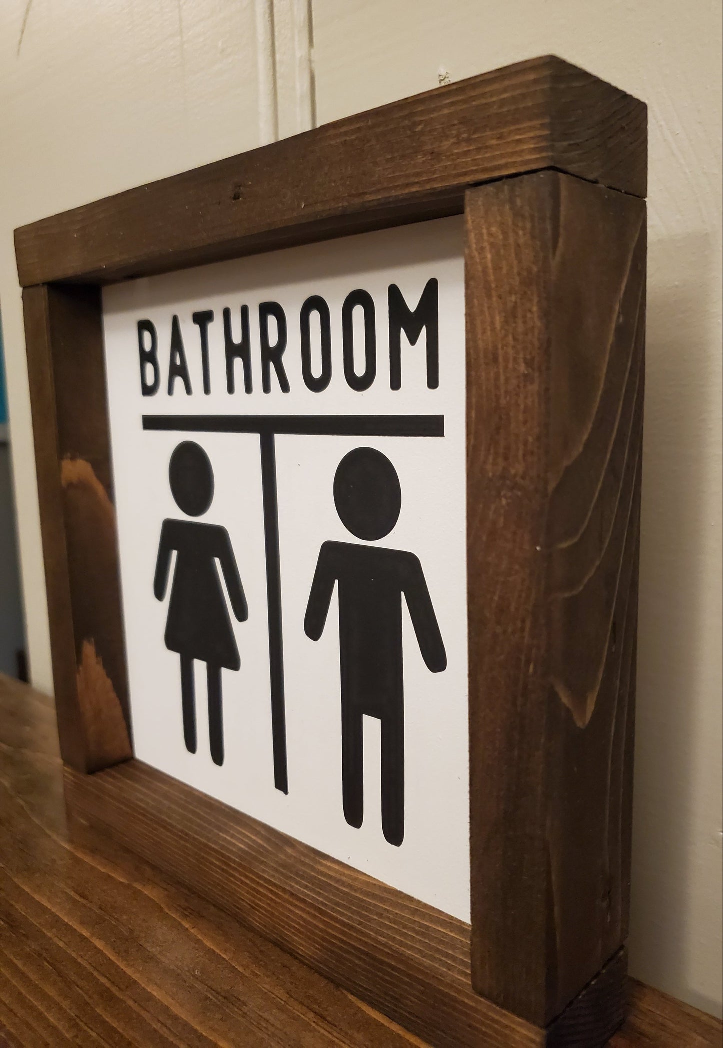 Bathroom - stick people 8"