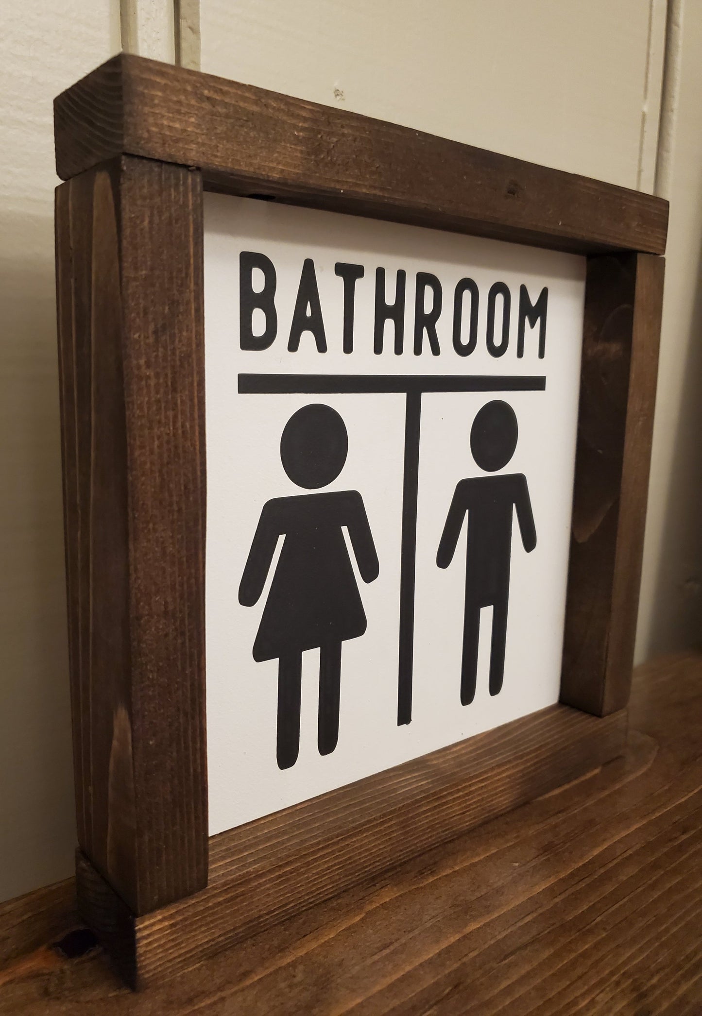 Bathroom - stick people 8"