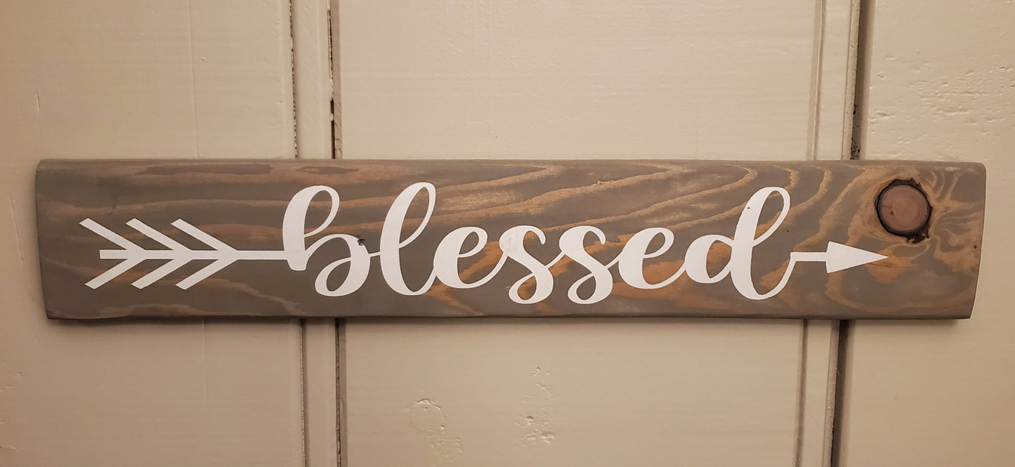Blessed arrow sign