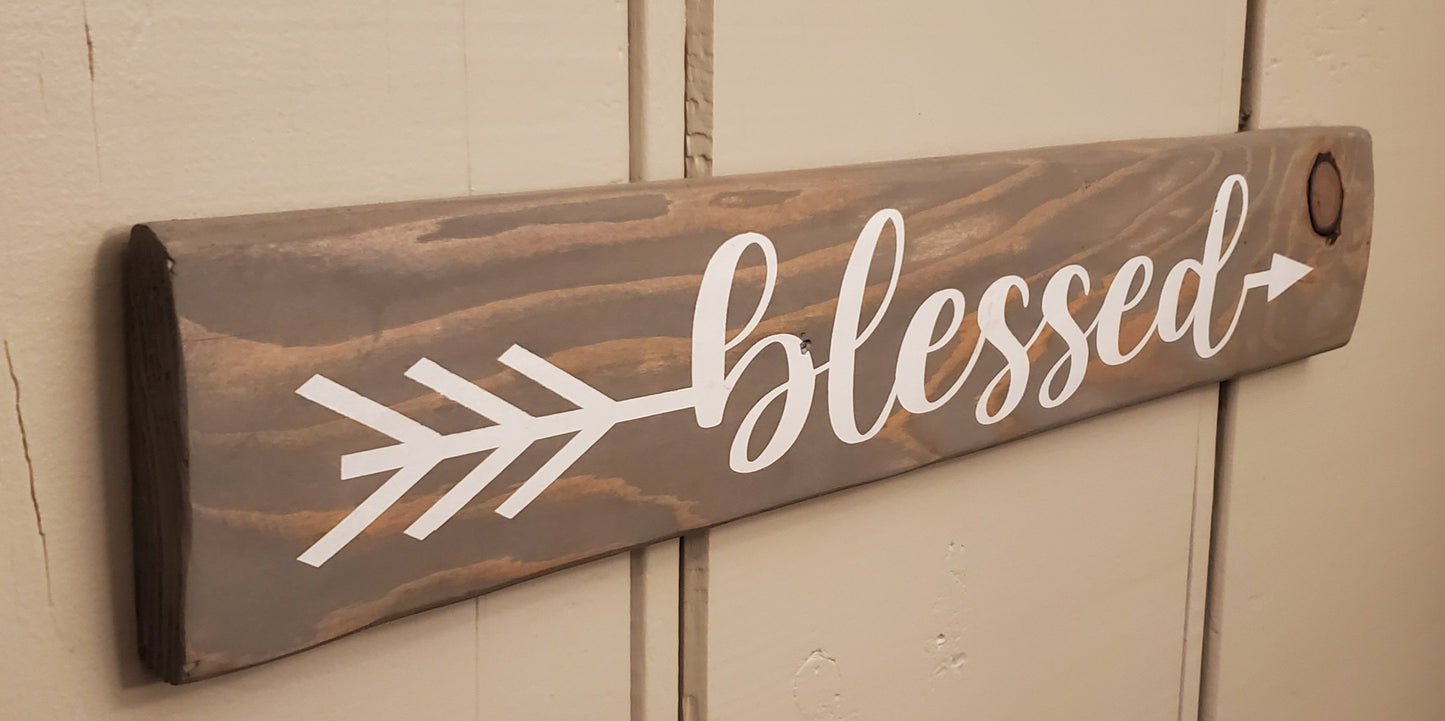 Blessed arrow sign