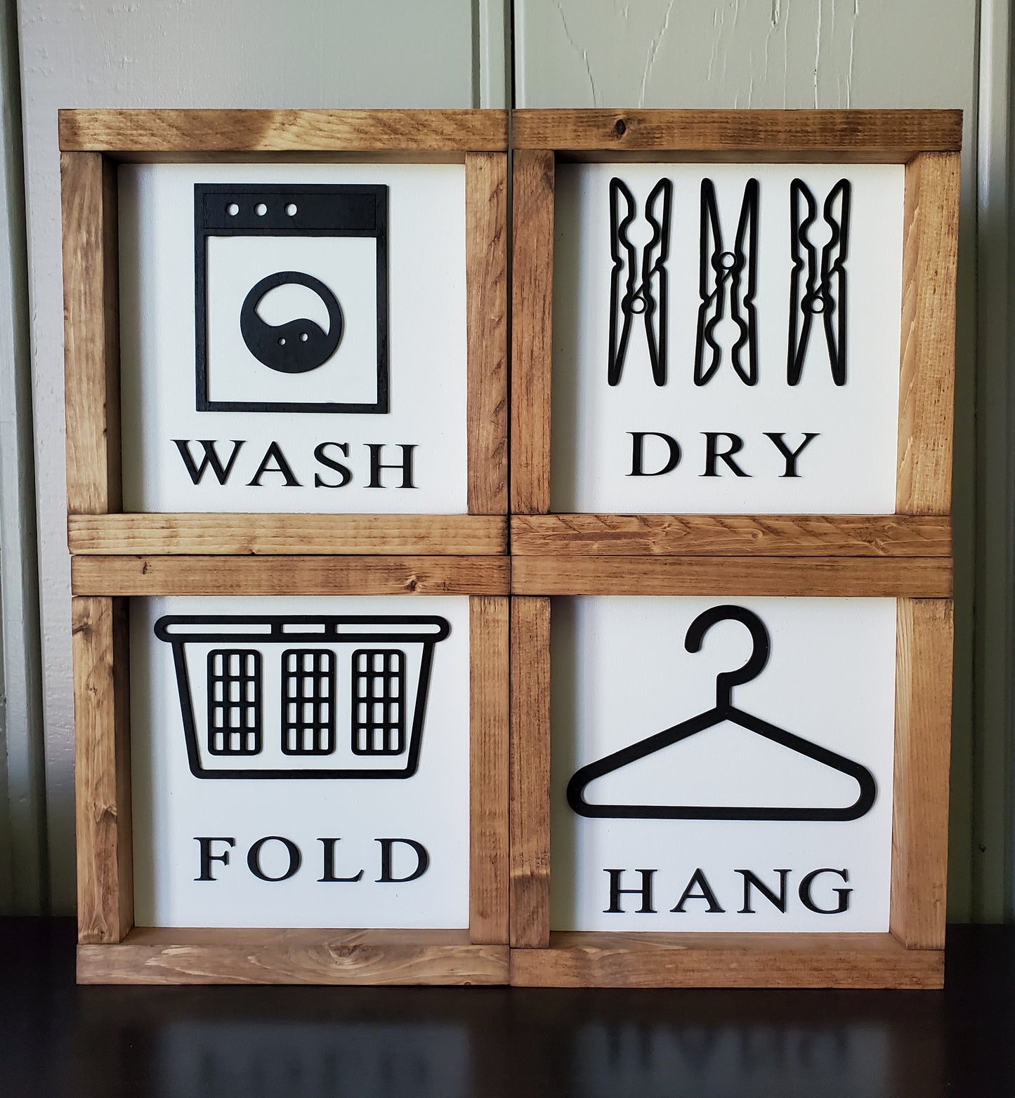 3D Laundry signs - 4 for 85 or 23 each