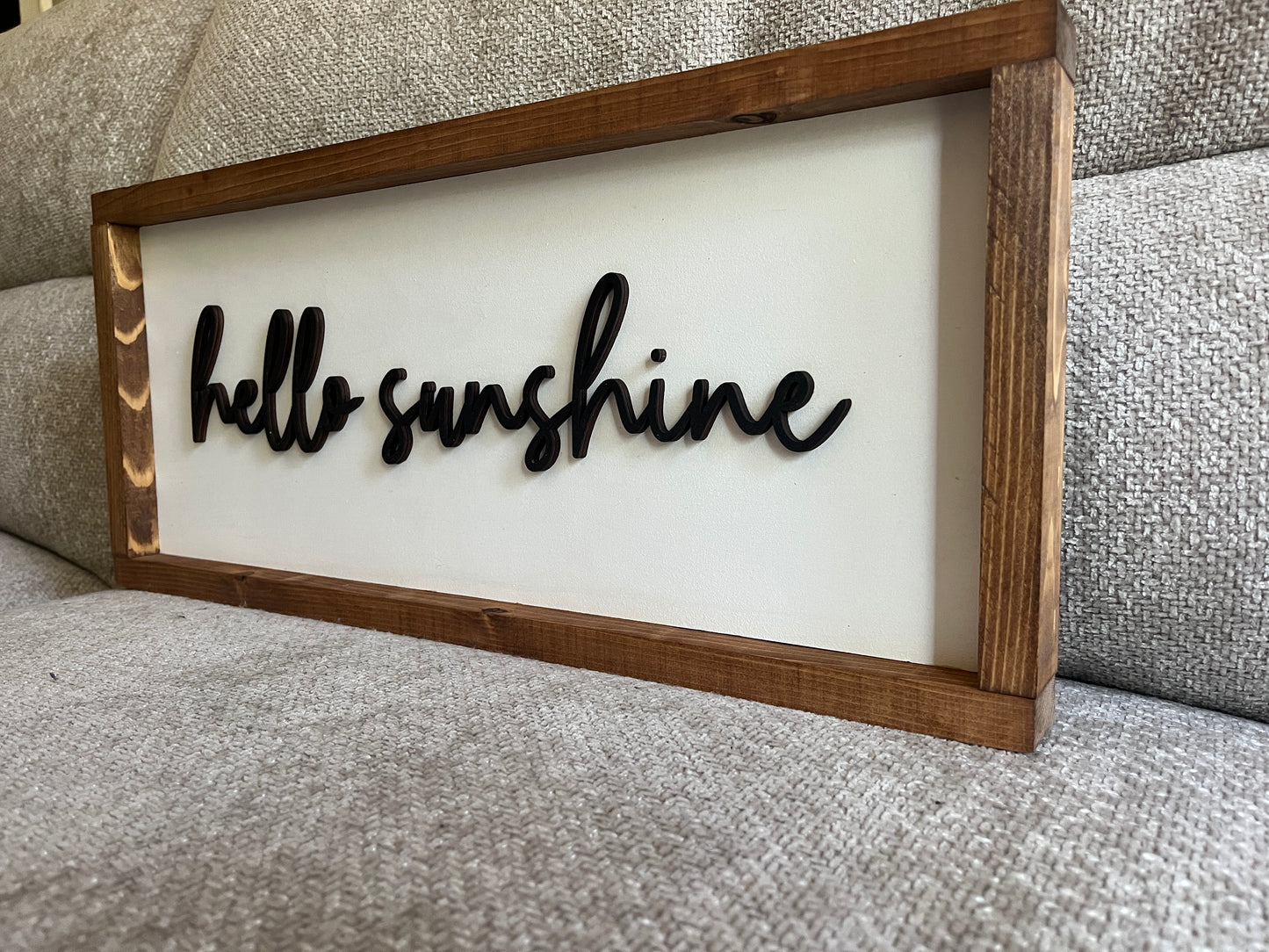 Hello Sunshine - 3D lettering