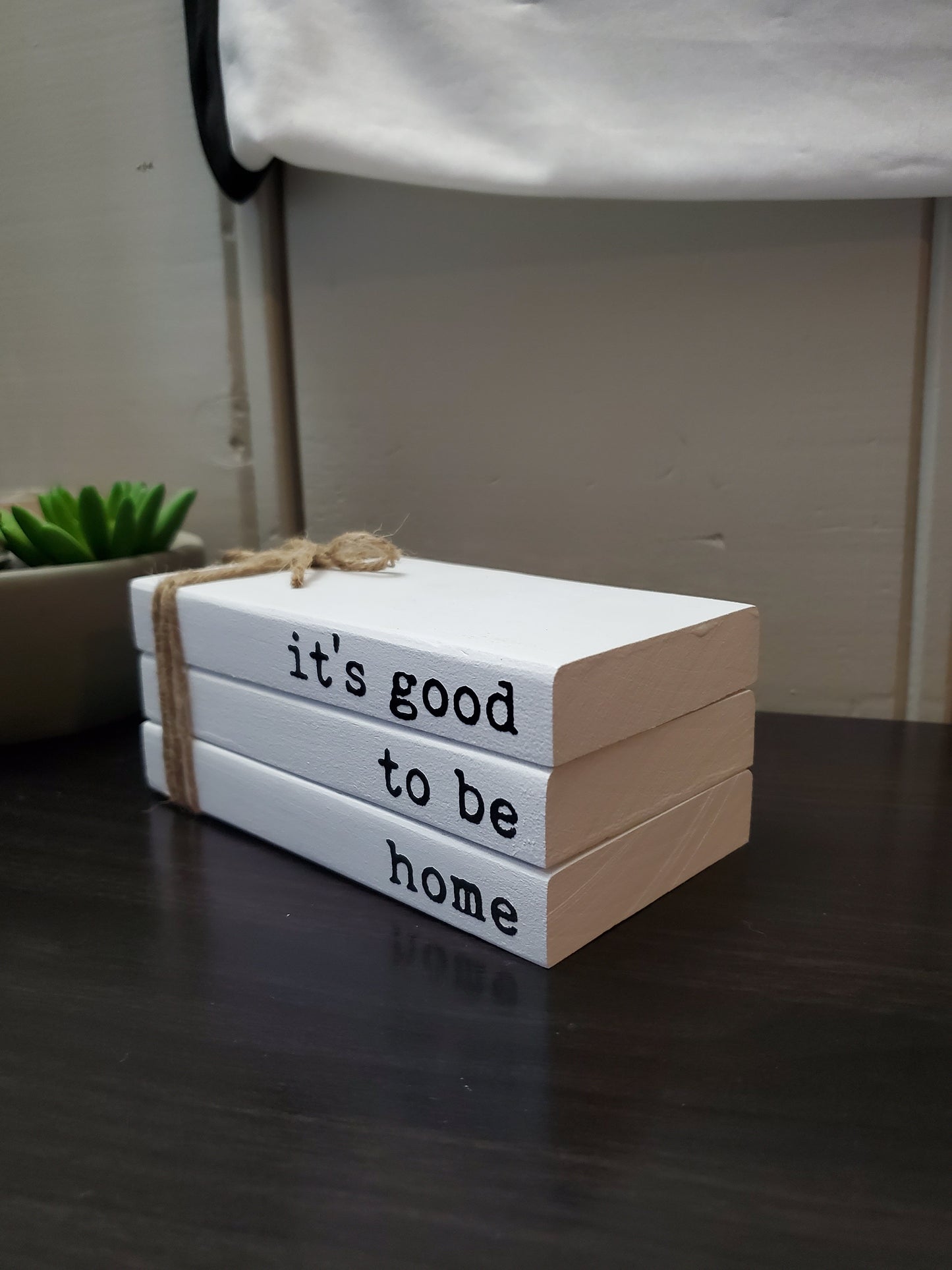 Wood Books -It's good to be home