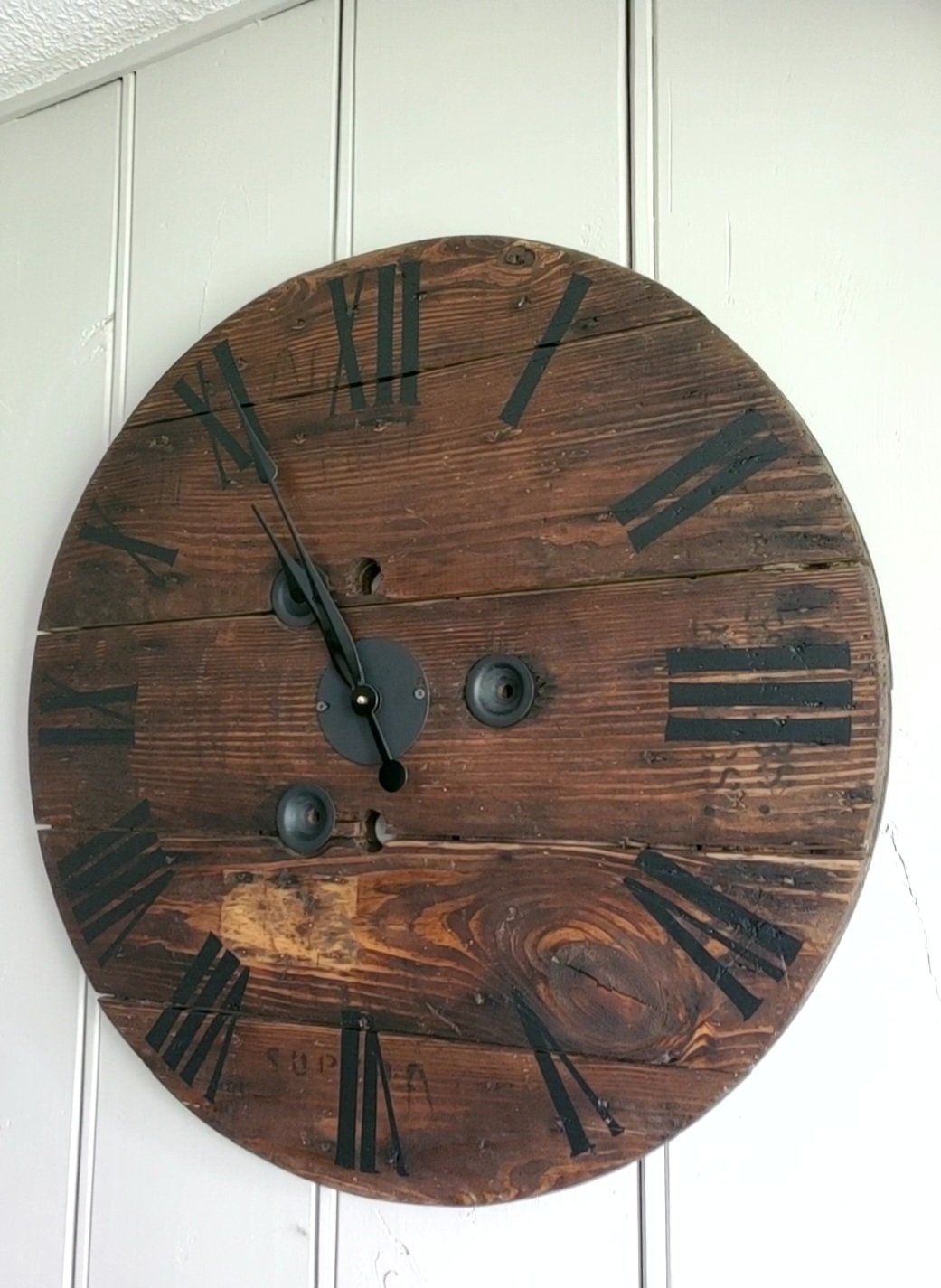 30" Spool clock - Provincial