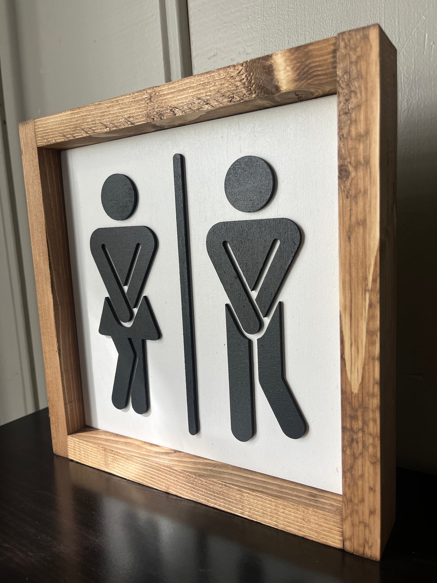 3D Stick people -Bathroom 10"