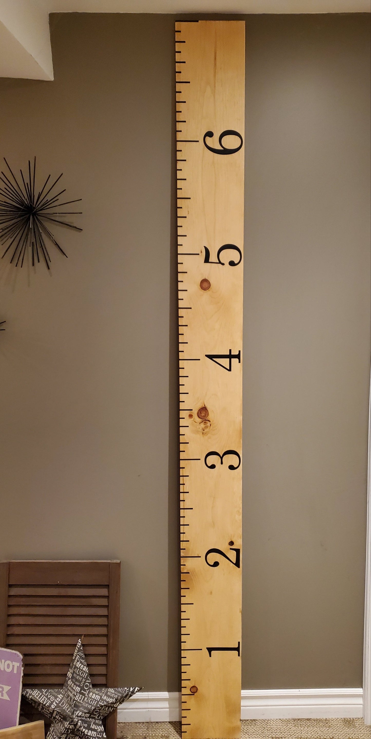 7ft Growth ruler/Measurement board