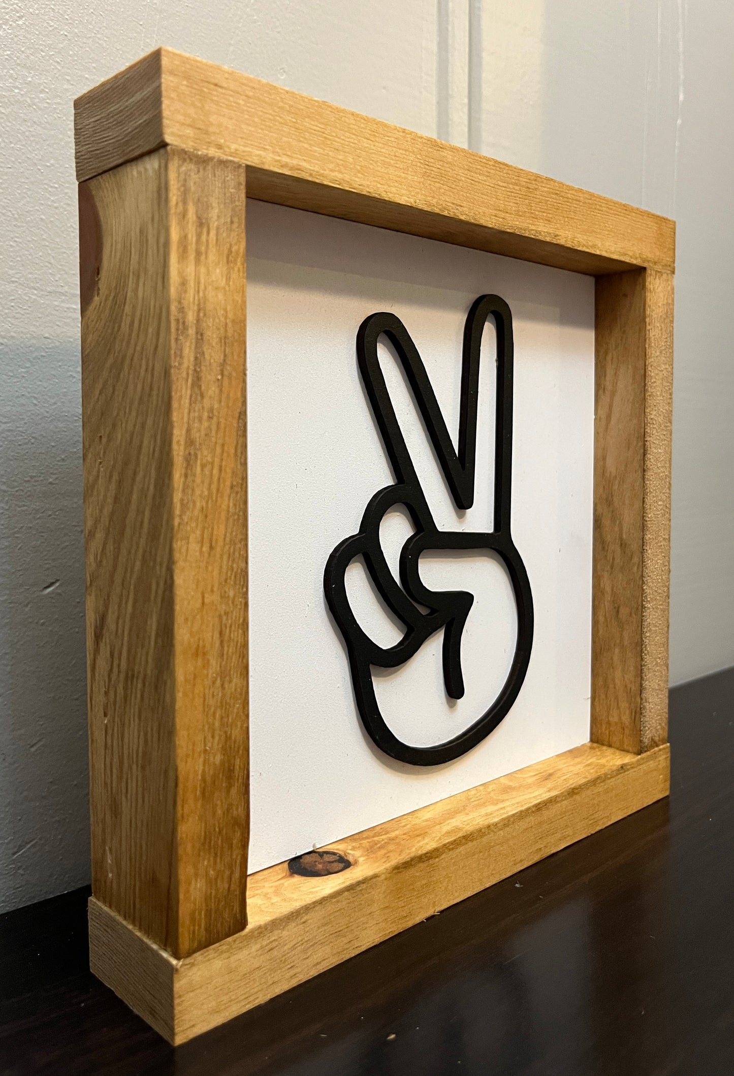 3D Peace sign