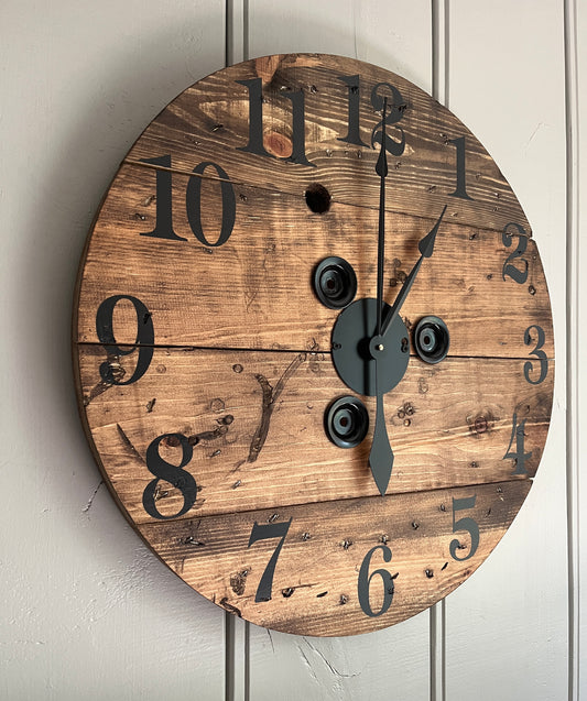 23" Spool Clock -Provincial2