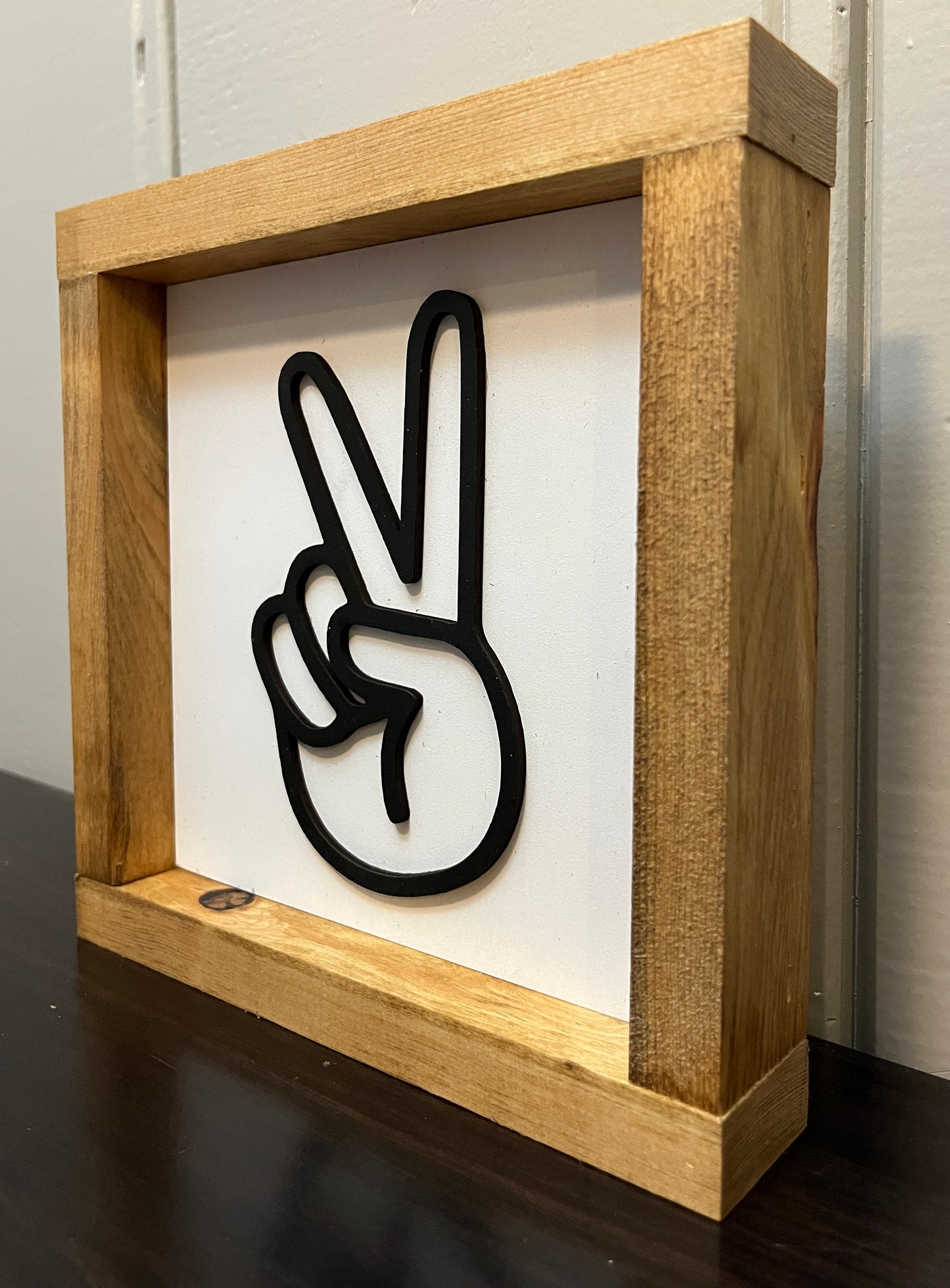 3D Peace sign