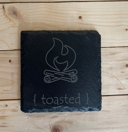 Slate coaster -Toasted