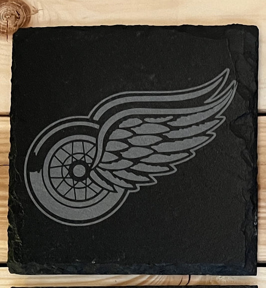Slate Coaster -Red wings