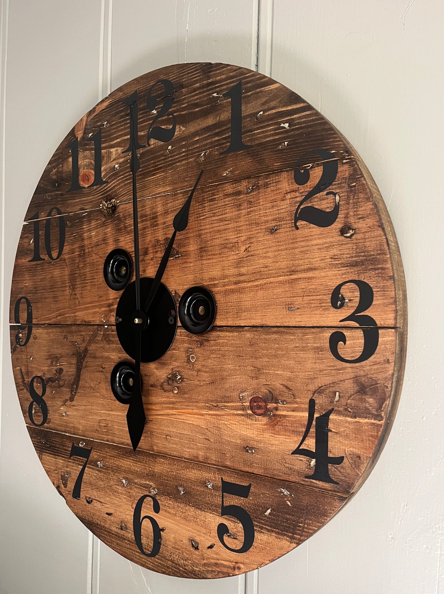 23" Spool Clock -Provincial2