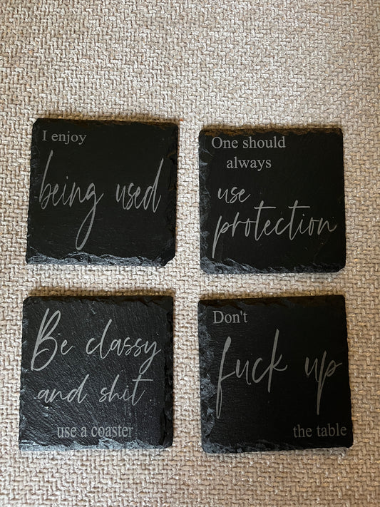 Slate Coaster - Set of 4