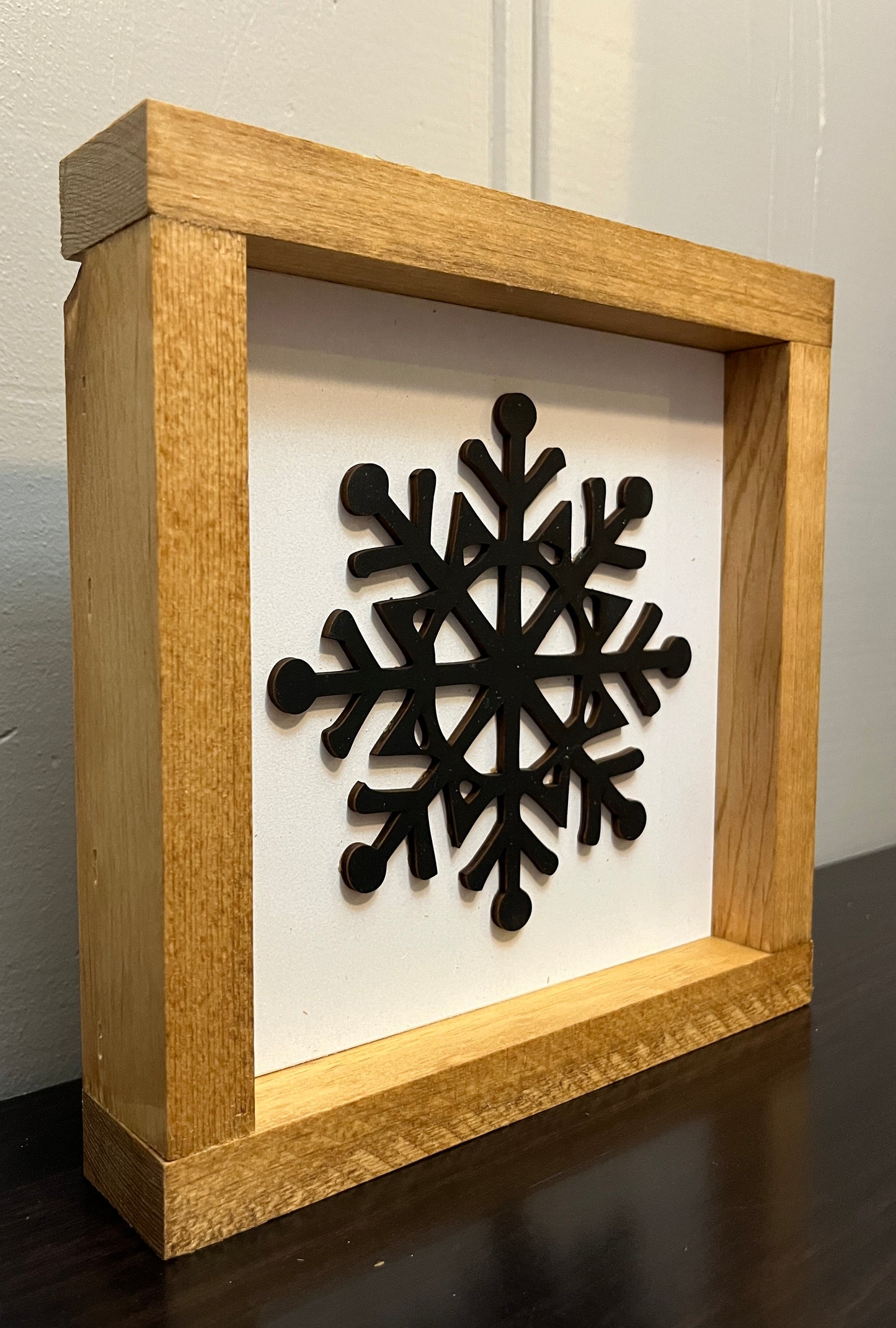 3D Snowflake 8"