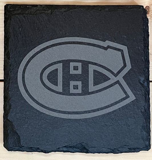 Slate Coaster - Canadiens