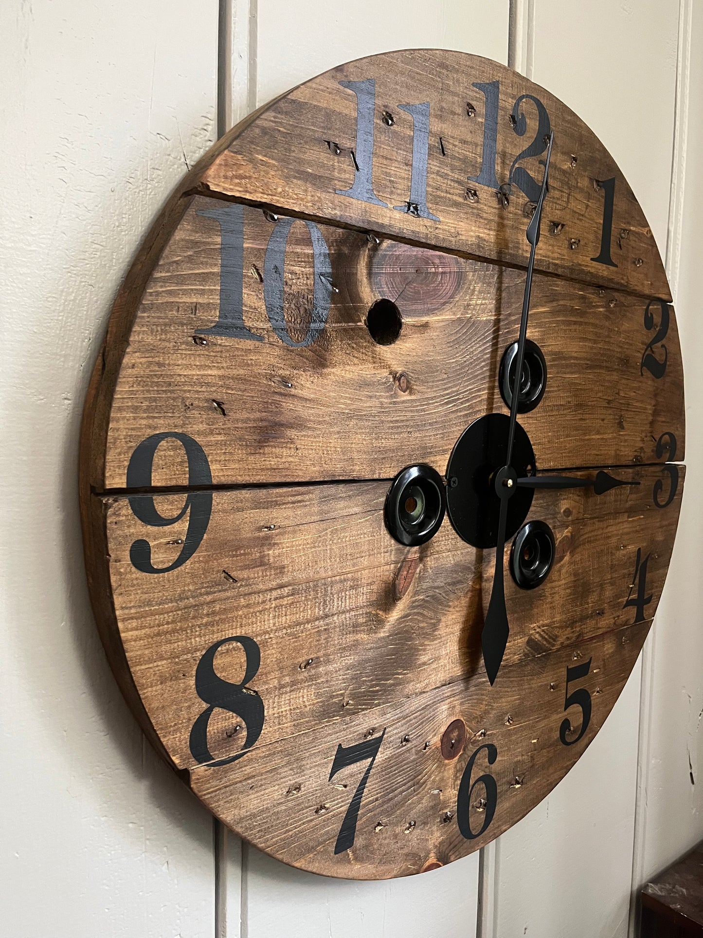 23" Spool Clock -Provincial