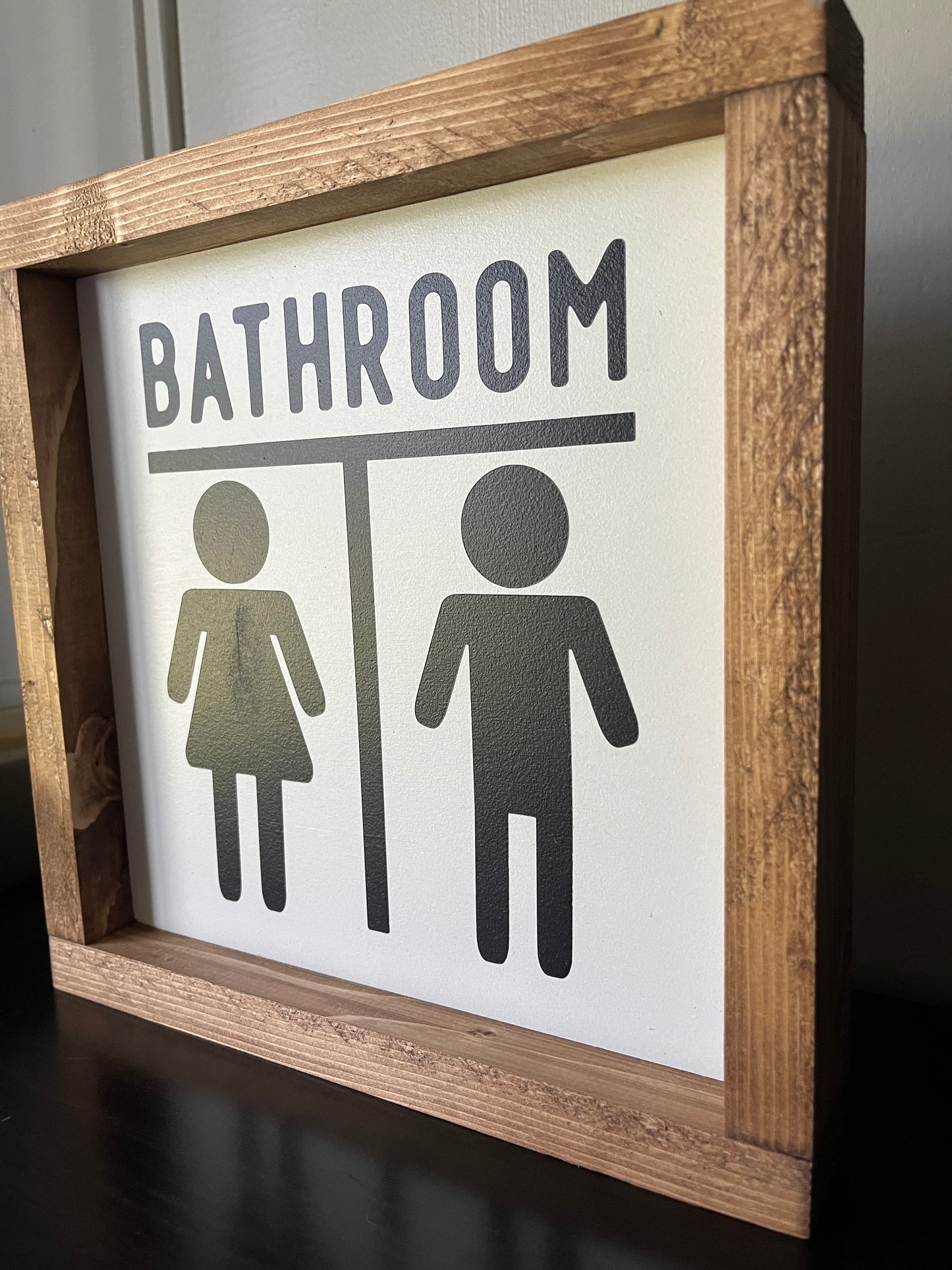 Bathroom - stick people 10"
