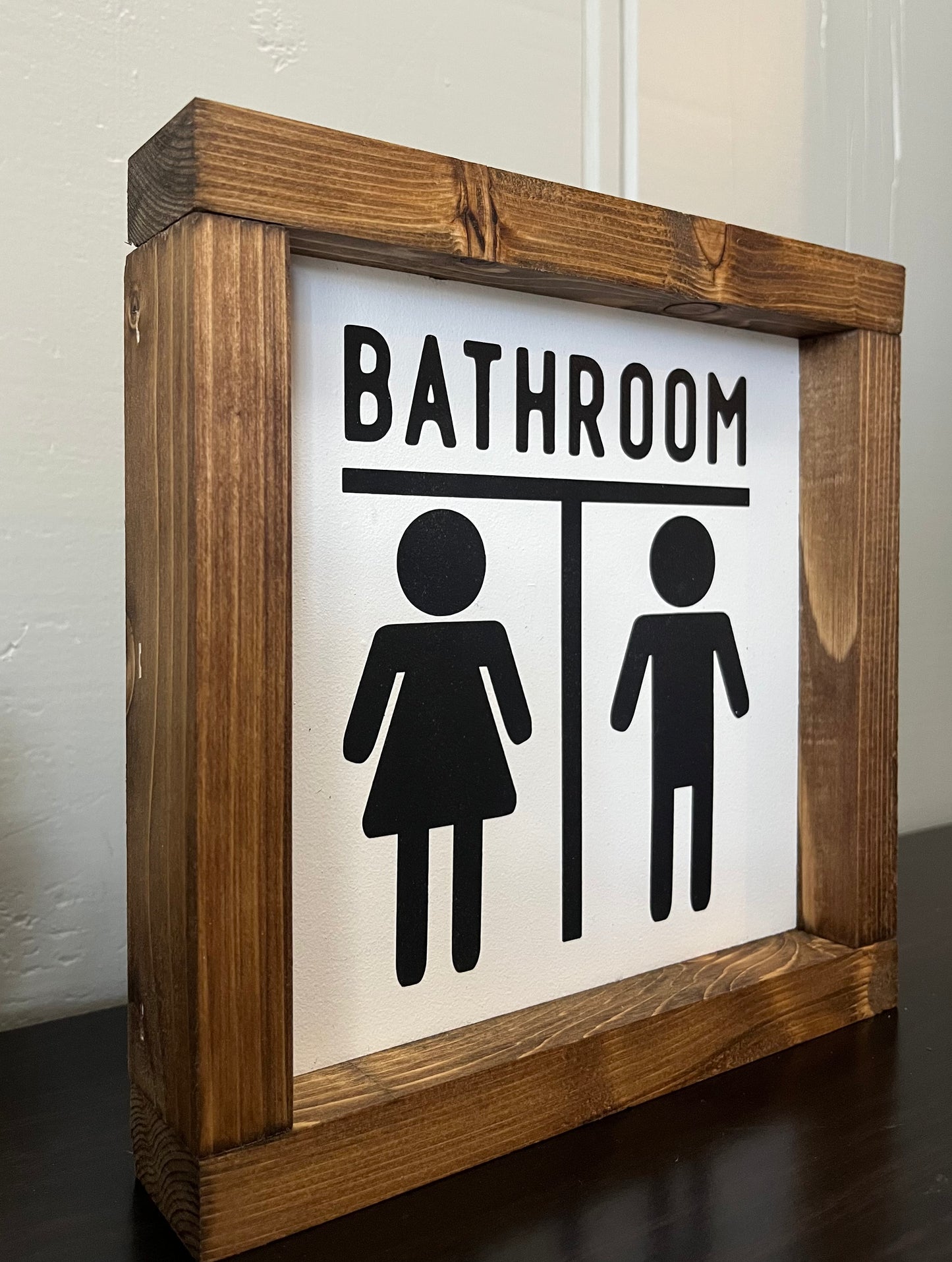 Bathroom - stick people 8"