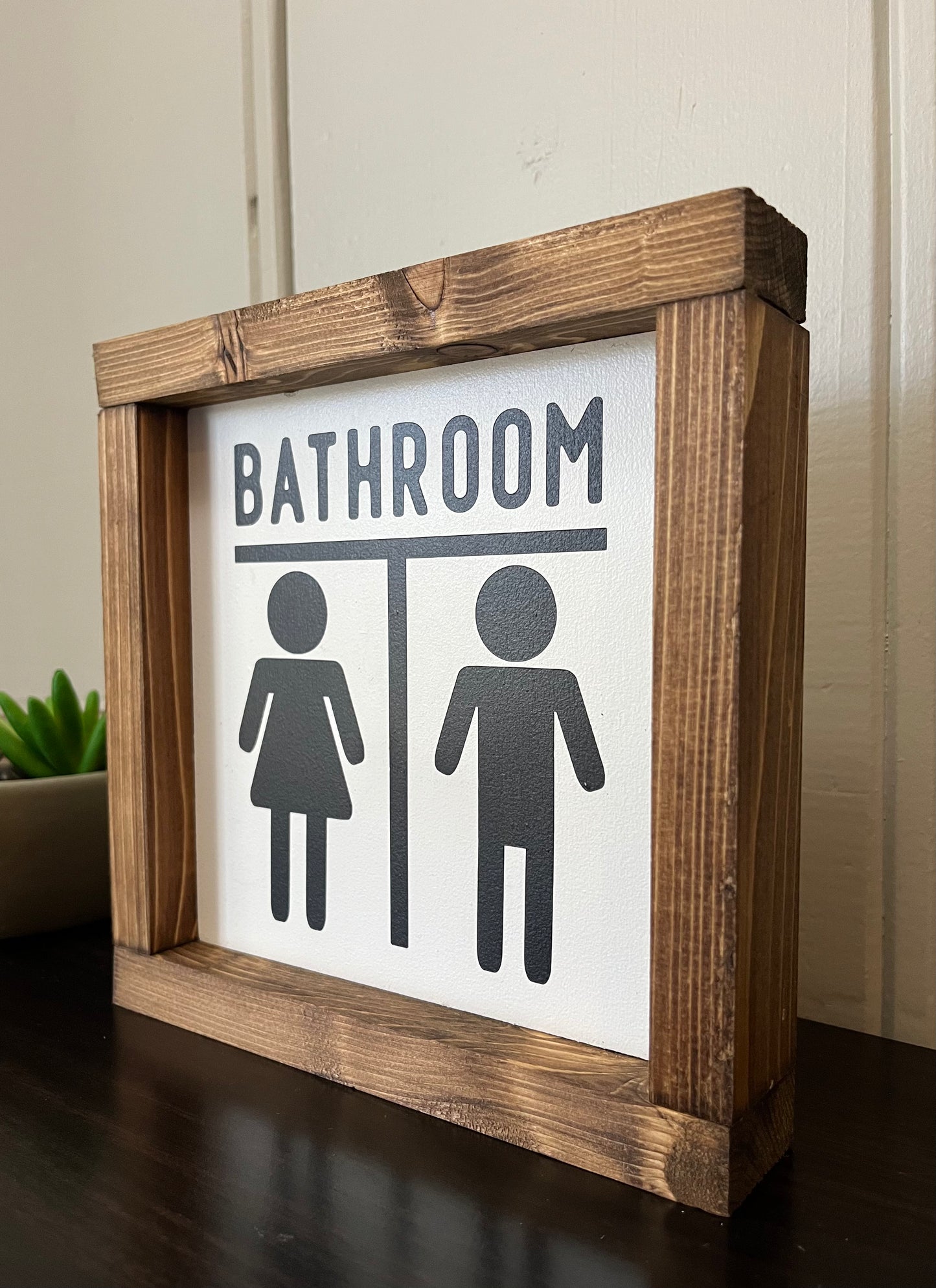 Bathroom - stick people 8"